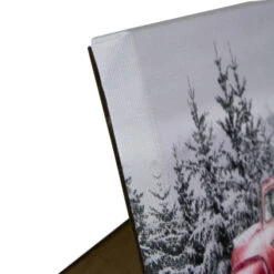 Northlight Lighted Christmas Tree In A Red Truck Canvas Art - 8" -Northlight Christmas northlight20nj90577 2 26371.1599008201