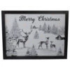 Northlight Lighted Black And White Winter Scene Merry Christmas Canvas Wall Art 11.75" X 15.75" -Northlight Christmas northlight20nj90584 11128.1665174046