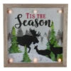 Northlight 12" Lighted 'Tis The Season' Christmas Wall Decor -Northlight Christmas northlight20nj90587 60569.1665610751