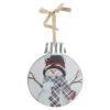 9.5" Black And Red Smiling Snowman Christmas Wall Decor -Northlight Christmas northlight20nj90596 37007.1598921845