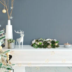 Northlight 13" Green Pinecone And Silver Glitter Ornaments Christmas Tealight Candle Holder 11 Northlight 13" Green Pinecone And Silver Glitter Ornaments Christmas Tealight Candle Holder -Northlight Christmas northlight20sh94271 artwork201 24609.1713990349