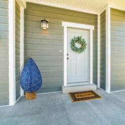 Northlight LED Lighted Retro Light Bulb Outdoor Christmas Decoration - 32" - Blue -Northlight Christmas northlight20ye93936 artwork201 28333.1710877226