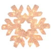 Northlight LED Lighted Snowflake Christmas Decoration – 24” – Clear Lights