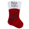 Northlight 19" Red With White Angel Pet Nice Kitty Christmas Stocking -Northlight Christmas northlight 52800go20kitty 98161.1602424091