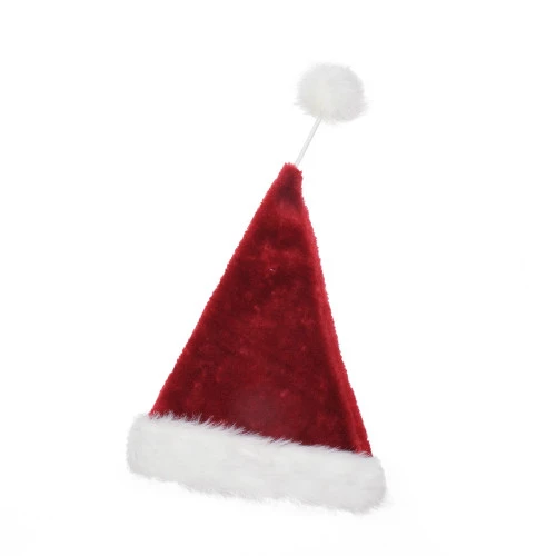 Red And White Pom Pom Santa Unisex Adult Christmas Hat Costume Accessory - One Size 5 Red And White Pom Pom Santa Unisex Adult Christmas Hat Costume Accessory - One Size - Image 3