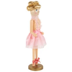 Northlight 15.5" Pink Tutu Blonde Wooden Ballerina Wooden Christmas Nutcracker 10 Northlight 15.5" Pink Tutu Blonde Wooden Ballerina Wooden Christmas Nutcracker -Northlight Christmas northlight 97151 2 66024.1681212832