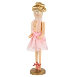 Northlight 15.5" Pink Tutu Blonde Wooden Ballerina Wooden Christmas Nutcracker 9 Northlight 15.5" Pink Tutu Blonde Wooden Ballerina Wooden Christmas Nutcracker -Northlight Christmas northlight 97151 3 86698.1670057683