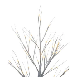 Northlight 4' LED Lighted White Birch Tree Outdoor Decoration - White Lights -Northlight Christmas northlight a90265 2 77937.1605666849