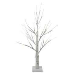 Northlight LED Lighted Christmas Twig Tree Outdoor Decoration - 24" - Warm White Lights