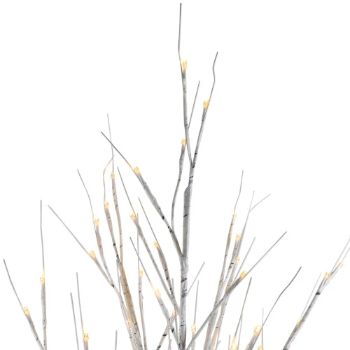Northlight LED Lighted Christmas Birch Twig Tree Outdoor Decoration - 6' - Warm White Lights 6 Northlight LED Lighted Christmas Birch Twig Tree Outdoor Decoration - 6' - Warm White Lights - Image 4