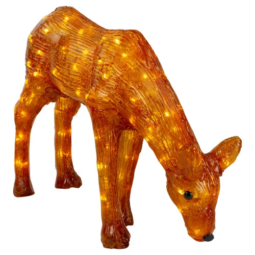Northlight LED Lighted Commercial Grade Acrylic Reindeer Outdoor Christmas Decoration - 22" - Warm White Lights 5 Northlight LED Lighted Commercial Grade Acrylic Reindeer Outdoor Christmas Decoration - 22" - Warm White Lights - Image 3