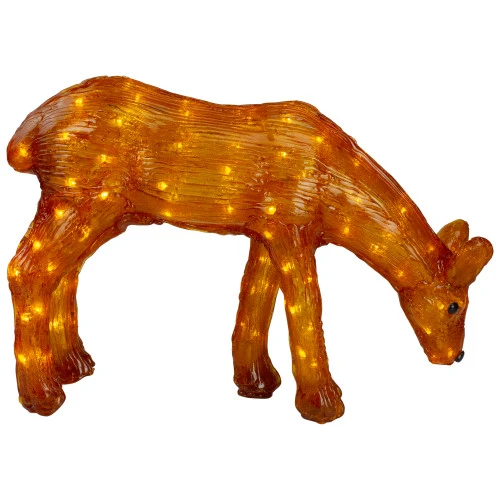 Northlight LED Lighted Commercial Grade Acrylic Reindeer Outdoor Christmas Decoration - 22" - Warm White Lights 6 Northlight LED Lighted Commercial Grade Acrylic Reindeer Outdoor Christmas Decoration - 22" - Warm White Lights - Image 4