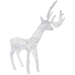 Northlight LED Color Changing Commercial Grade Acrylic Reindeer Outdoor Christmas Decoration - 46.5" -Northlight Christmas northlight a94007 2 82300.1672391784