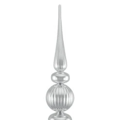Northlight Shiny Ball Finial Tower Commercial Christmas Decoration - 54" - Silver -Northlight Christmas northlight ao93357 3 85704.1715200861