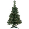 Northlight 2' Pre-Lit Slim Blackwater Fir Artificial Christmas Tree - Clear Lights -Northlight Christmas northlight b83526 1update 96789.1659037268