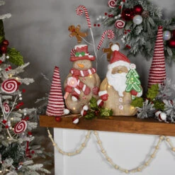 Northlight LED Lighted Gingerbread Santa Claus Glittered Christmas Figure - 15.5" -Northlight Christmas northlight cb949102c20cb94909 styled 02 19840.1694533527