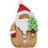 Northlight LED Lighted Gingerbread Santa Claus Glittered Christmas Figure - 15.5" 2 Northlight LED Lighted Gingerbread Santa Claus Glittered Christmas Figure - 15.5" -Northlight Christmas northlight cb94910 01 11158.1694620062