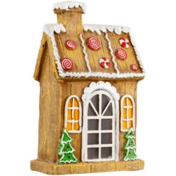 Northlight LED Lighted Peppermint Gingerbread House Christmas Decoration - 14" 12 Northlight LED Lighted Peppermint Gingerbread House Christmas Decoration - 14" -Northlight Christmas northlight cb94914 03 39483.1694620064