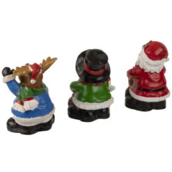 Northlight Santa, Snowman And Reindeer Christmas Stocking Holders - 5.25" - Set Of 3 -Northlight Christmas northlight dw15131 3 updated 03637.1653497786