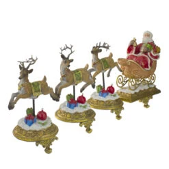 Northlight Santa And Reindeer Christmas Stocking Holders - 9.5" - Set Of 4 8 Northlight Santa And Reindeer Christmas Stocking Holders - 9.5" - Set Of 4 -Northlight Christmas northlight dw15134 1 24430.1588369074