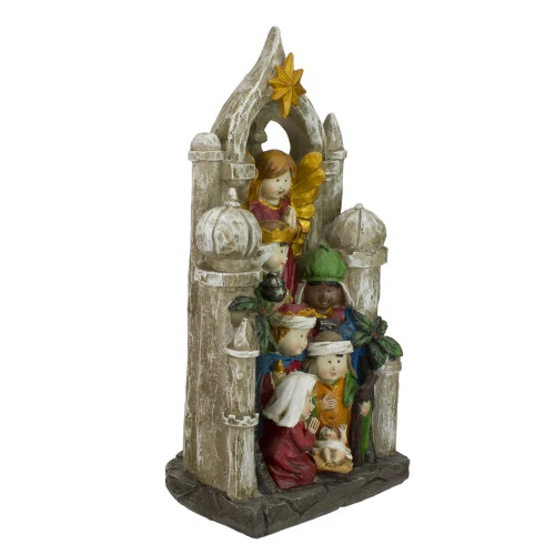 Roman 11" Children's First Nativity Scene Christmas Decoration 4 Roman 11" Children's First Nativity Scene Christmas Decoration - Image 2