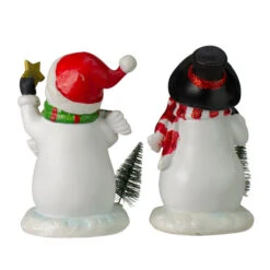 Northlight Glittered Snowman Christmas Stocking Holders - 5.75" - Set Of 2 -Northlight Christmas northlight dw27718 2 07524.1657739741
