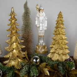 Northlight Metallic Woodland Layered Christmas Tree Decoration - 9.5" - Gold Finish -Northlight Christmas northlight dw922612c20dw92260 styled 88673.1694014825