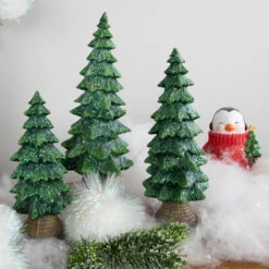 Northlight Glittered Pine Tree Christmas Decoration - 9.5" 9 Northlight Glittered Pine Tree Christmas Decoration - 9.5" -Northlight Christmas northlight dw922632c20dw922642c20dw92262 styled 43627.1694014825