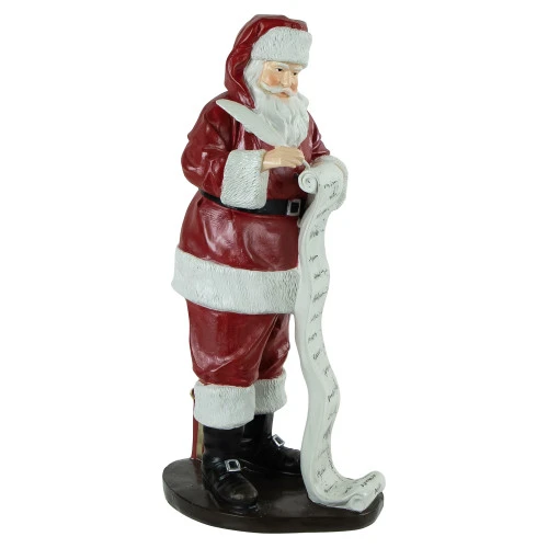 Northlight Santa Claus With Naughty Or Nice List Christmas Figure - 14" 4 Northlight Santa Claus With Naughty Or Nice List Christmas Figure - 14" - Image 2