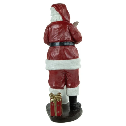 Northlight Santa Claus With Naughty Or Nice List Christmas Figure - 14" 6 Northlight Santa Claus With Naughty Or Nice List Christmas Figure - 14" - Image 4