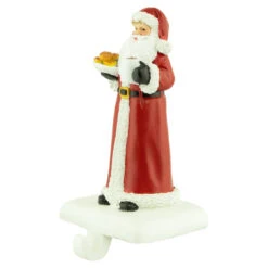 Northlight 7" Santa With Cookies And Hot Cocoa Christmas Stocking Holder -Northlight Christmas northlight dw94228 3 01858.1660758146