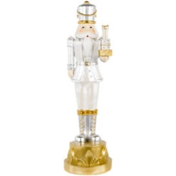 Northlight 13.5" Gold Metallic Christmas Nutcracker With Gifts