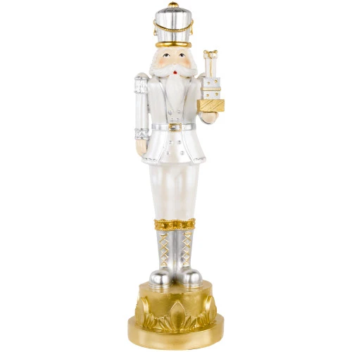 Northlight 13.5" Gold Metallic Christmas Nutcracker With Gifts 3 Northlight 13.5" Gold Metallic Christmas Nutcracker With Gifts