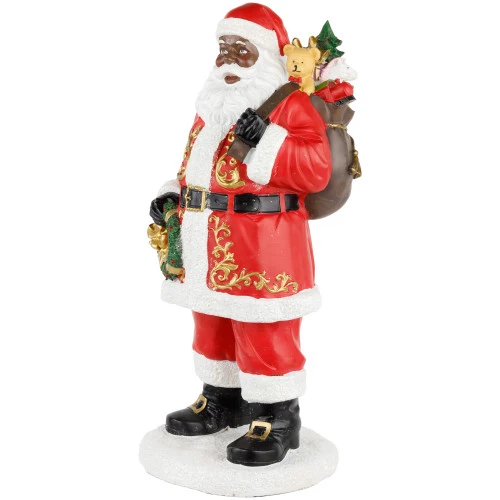 Northlight African American Santa Claus Christmas Figure - 14" 6 Northlight African American Santa Claus Christmas Figure - 14" - Image 4
