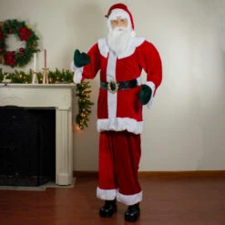 Northlight 72" Red And White Life Size Plush Santa Claus Standing Christmas Figure 7 Northlight 72" Red And White Life Size Plush Santa Claus Standing Christmas Figure -Northlight Christmas northlight e15775 5 17264.1665087792