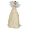 Northlight 10" Champagne And White Angel Christmas Tree Topper, Unlit -Northlight Christmas northlight e27403 01 76997.1704379458