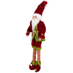 Northlight Elf Monarch Poseable Christmas Figure - 18" - Red And Green -Northlight Christmas northlight e76455 02 17135.1701883385