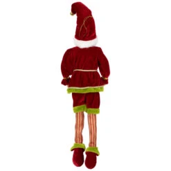 Northlight Elf Monarch Poseable Christmas Figure - 18" - Red And Green -Northlight Christmas northlight e76455 04 87766.1701451310