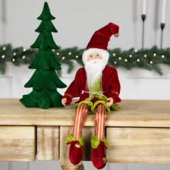 Northlight Elf Monarch Poseable Christmas Figure - 18" - Red And Green -Northlight Christmas northlight e76455 styled 02 14453.1701883386
