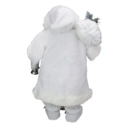 Northlight 24" White Silver Santa Claus With Lantern Christmas Figure 10 Northlight 24" White Silver Santa Claus With Lantern Christmas Figure -Northlight Christmas northlight e76664 2 27228.1665174041