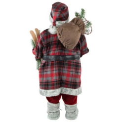 Northlight Alpine Santa Claus With Snowshoes And Skis Christmas Figure - 36" -Northlight Christmas northlight e85378 4new2022 74783.1670872398