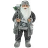 Northlight 24" Gray And White Santa Claus With Lantern Christmas Figure -Northlight Christmas northlight e85385 1 82946.1664466981