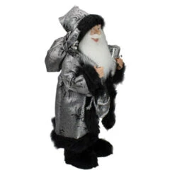 Northlight 24" Silver And Black Santa Claus With Gifts Christmas Figure -Northlight Christmas northlight e85389 2 updated 72907.1599700718
