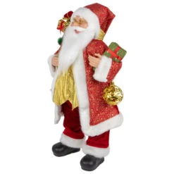 Northlight 24" Red And White Santa With Gift Bag And Presents Christmas Figure -Northlight Christmas northlight e86162 2new 69797.1671267751