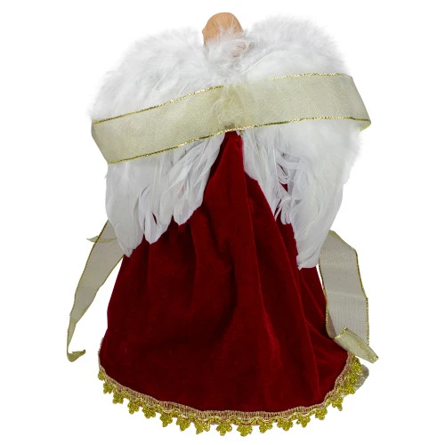 Northlight 14" Red And Gold Traditional Angel Christmas Tree Topper - Unlit 7 Northlight 14" Red And Gold Traditional Angel Christmas Tree Topper - Unlit - Image 5