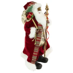 Northlight 24" African American Santa Claus With Gift Bag Christmas Figure -Northlight Christmas northlight e94085 2 56186.1671008560