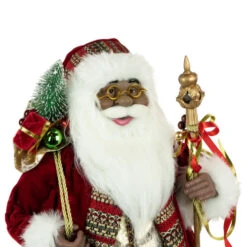 Northlight 24" African American Santa Claus With Gift Bag Christmas Figure -Northlight Christmas northlight e94085 5 28605.1671008560