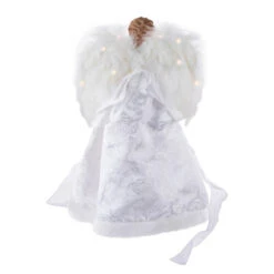 Northlight 14" White And Red Angel With Lighted Wings Christmas Tree Topper 12 Northlight 14" White And Red Angel With Lighted Wings Christmas Tree Topper -Northlight Christmas northlight e94086 4 35164.1666251135