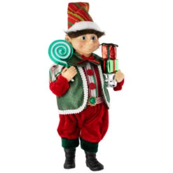 Northlight Lollipop Elf With Gifts Christmas Figure - 12" 9 Northlight Lollipop Elf With Gifts Christmas Figure - 12" -Northlight Christmas northlight e95947 02 32162.1720742954
