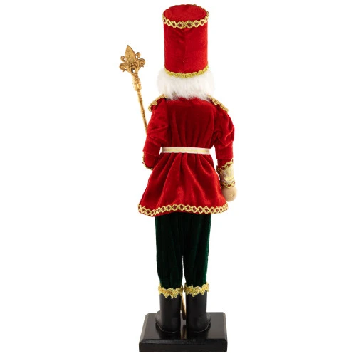 Northlight Jeweled Nutcracker With Scepter Christmas Figure - 22" 7 Northlight Jeweled Nutcracker With Scepter Christmas Figure - 22" - Image 5